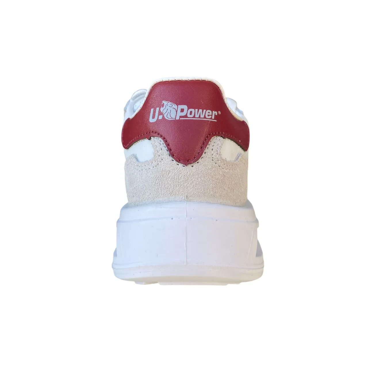 Durable Sole running in a tundra area shoes U.Power scarpa sneakers antiscivolo Lilas Ob SR UB20069 bianco-amaranto