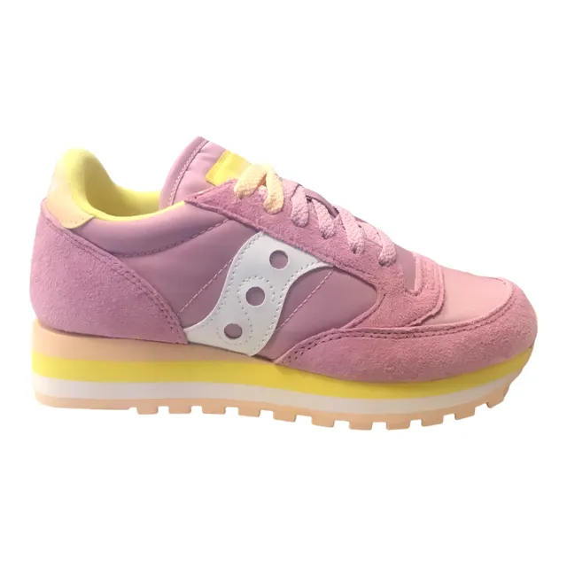 Saucony Jazz Triple S60530-18 | Sneakers Donna Rosa Giallo Performance Gear synthetic leather
