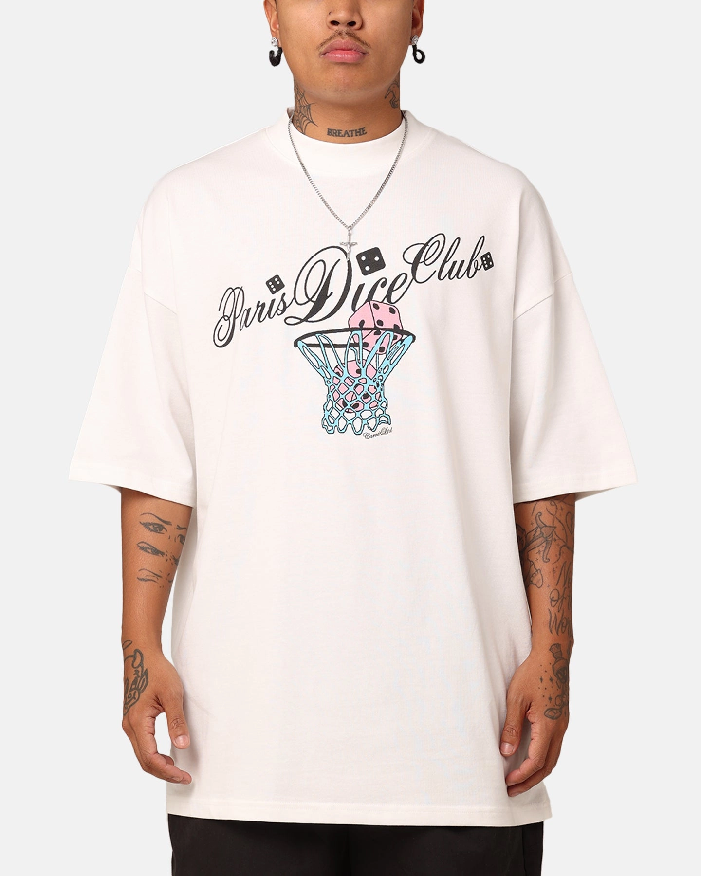 Effortless Vibe Carr?? Hooper Oversized T-Shirt Off White