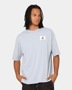 Jordan Flight Essentials Oversized Crewneck T-Shirt Blue Grey Layering Must-Have