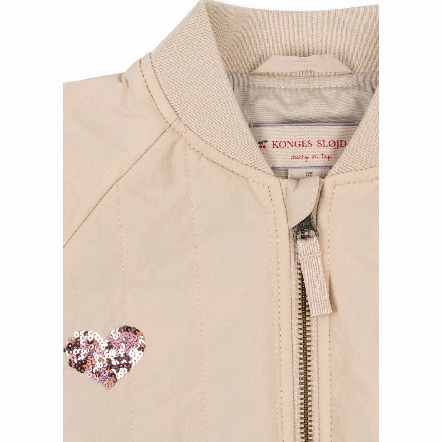 Konges Sl?jd Smoke Gray Juno Sequin Bomber Jacket Modular Layering