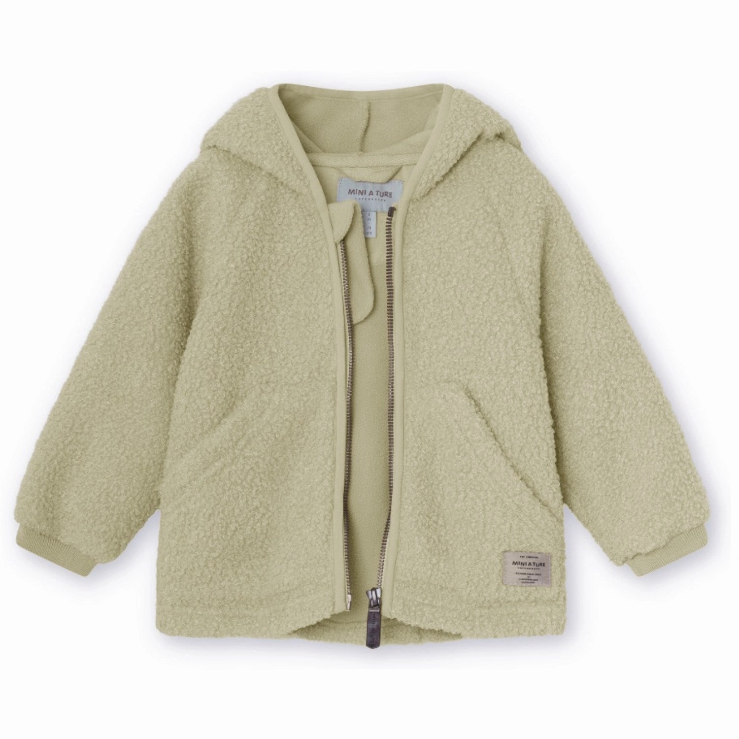 Old Style Mini A ture Elm Green Liff Teddyfleece Jacket. GRS