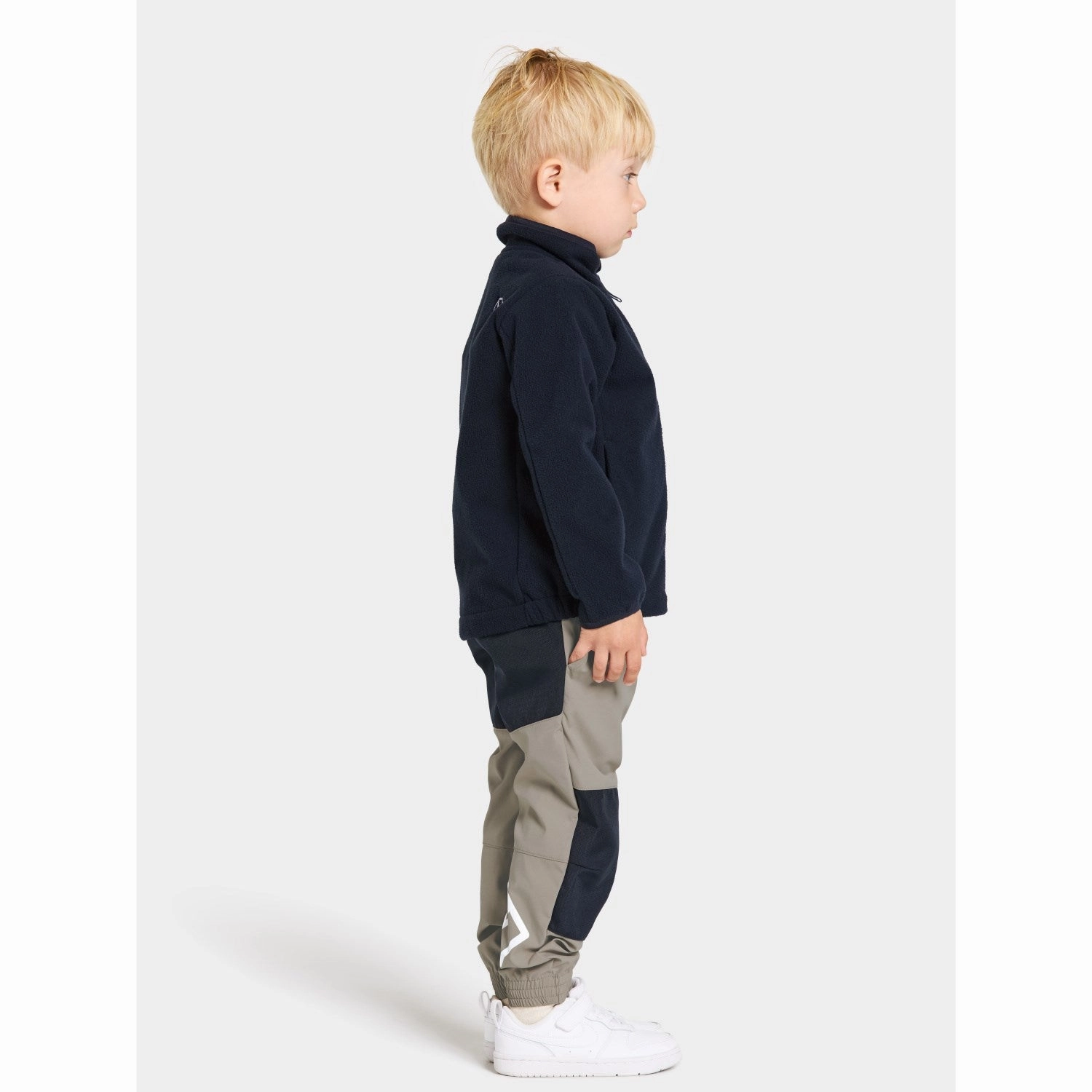 Didriksons Dark Night Blue Muskot Kids Jacket Sustainable Packaging High Tensile Reinforcement