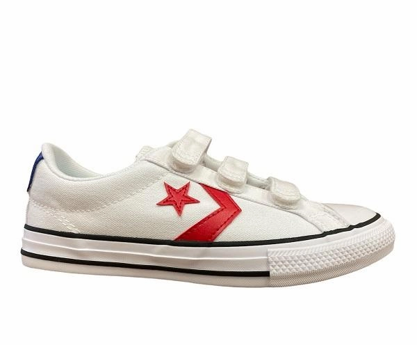 Converse scarpe sneakers da bambino Star Player Ox 670227C bianco running in straight tracks shoes