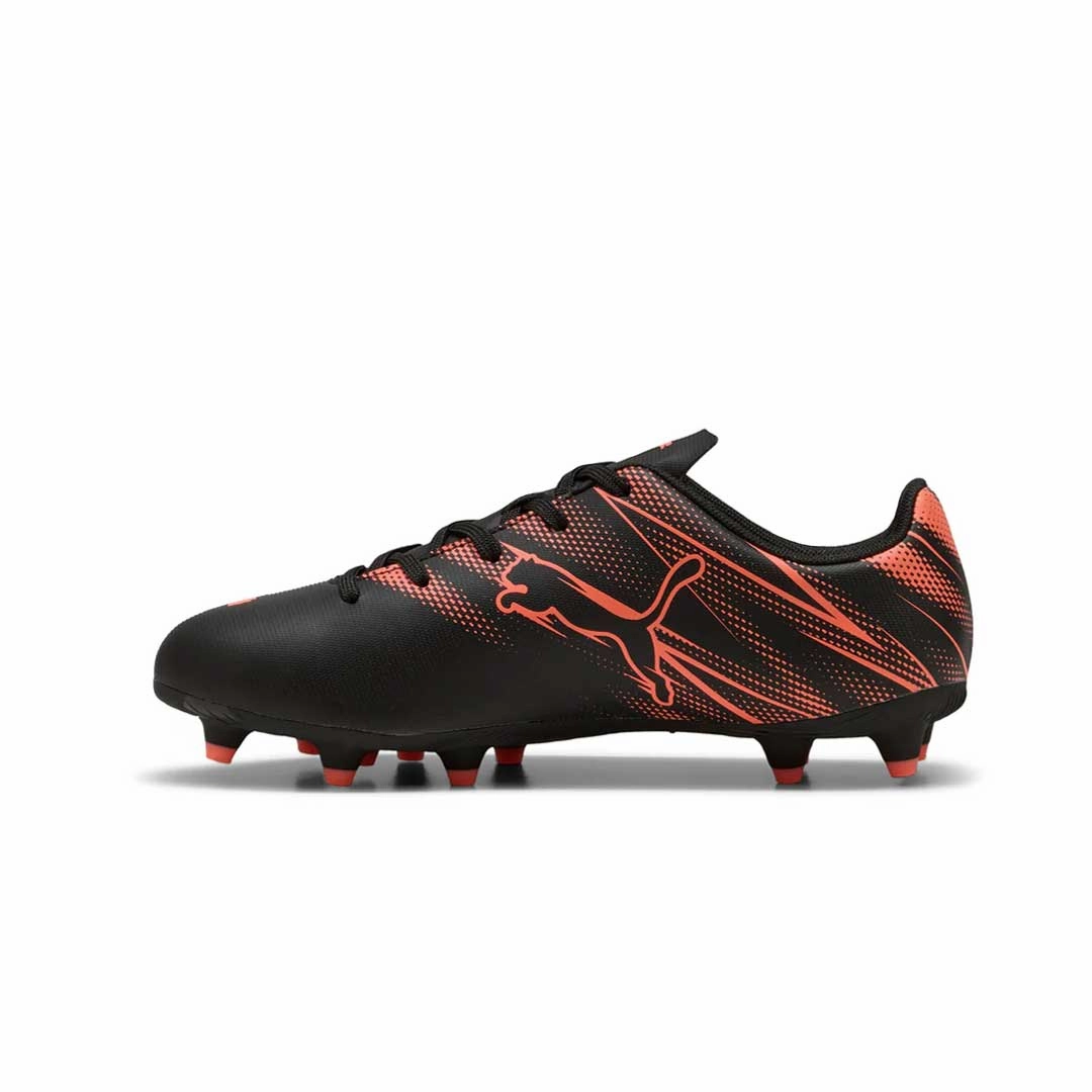 Cushion Feel Puma - Kids' (Preschool) Attacanto Firm/Artificial Ground Soccer Cleats (107480 12)