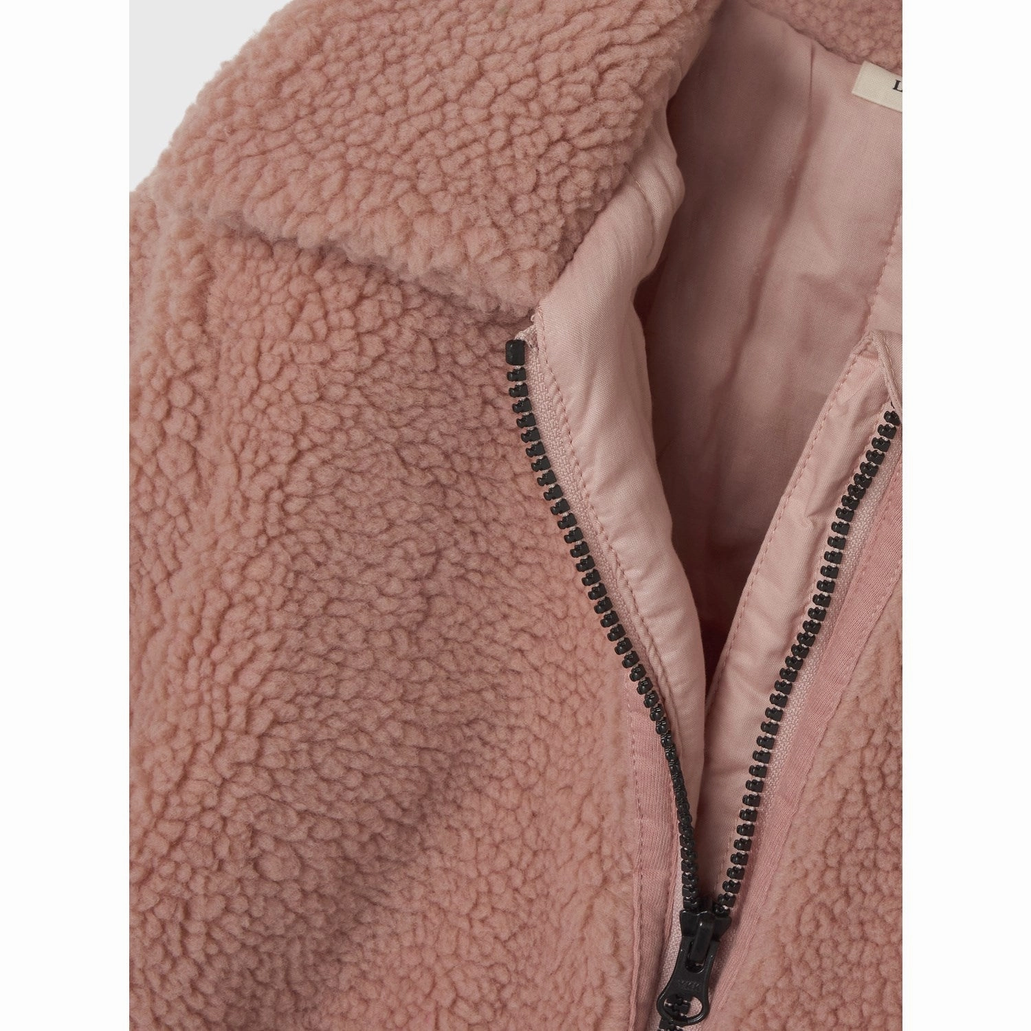 Weight Distribution System Noise Reduced Fabrics Lil'Atelier Misty Rose Nmnnalo Long Sherpa Jkt Solid Lil