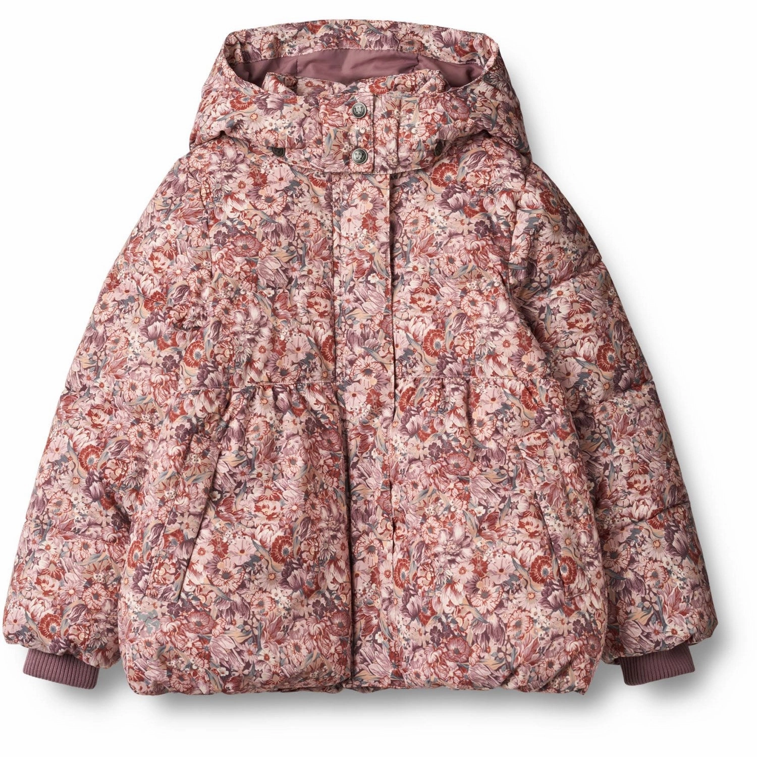 Wheat Flowers In Plenty Puffer Jacket Karla Easy Fit Piece
