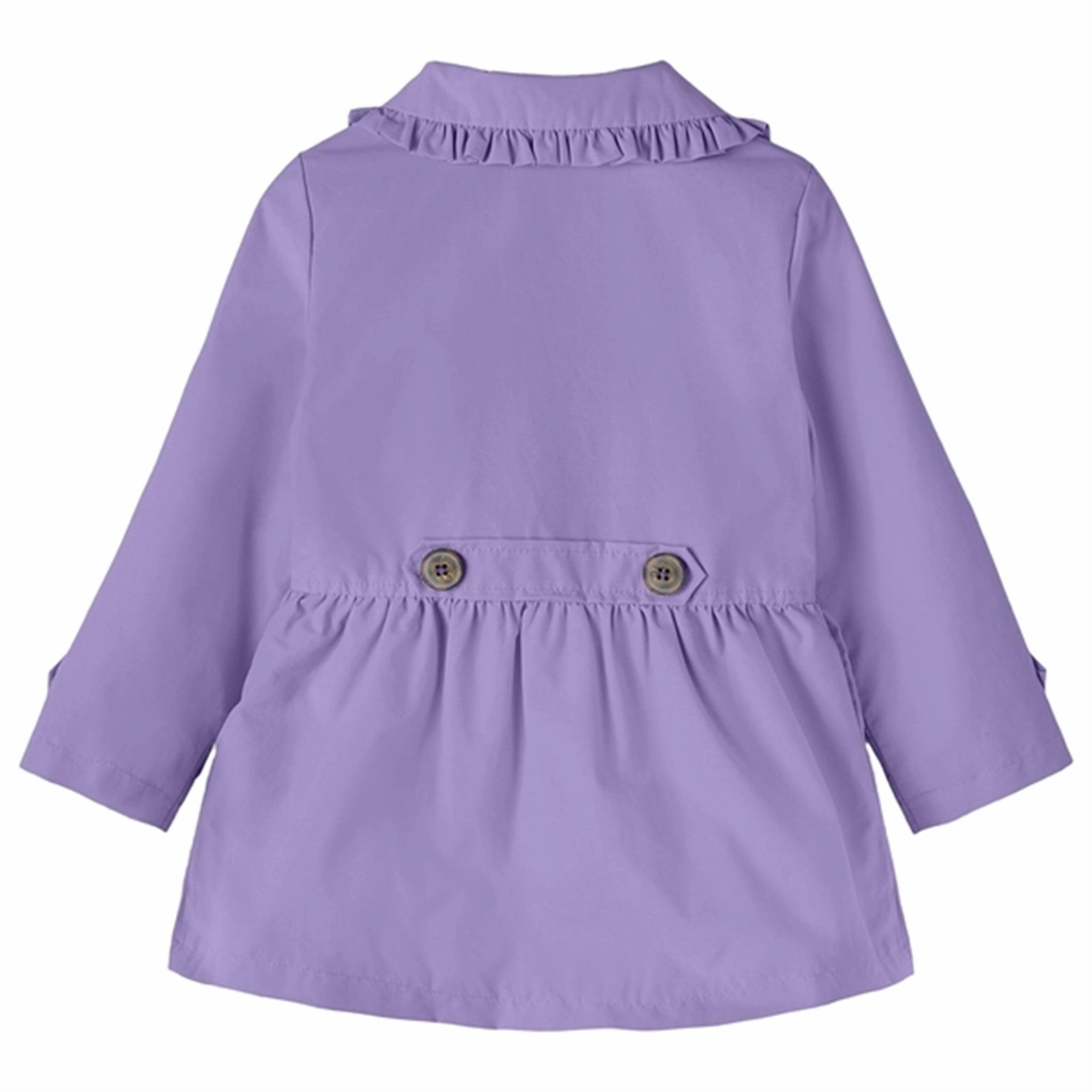 Name it Sand Verbena Madelin Trenchcoat Classic Urban Wear Wind Blocking Fabric