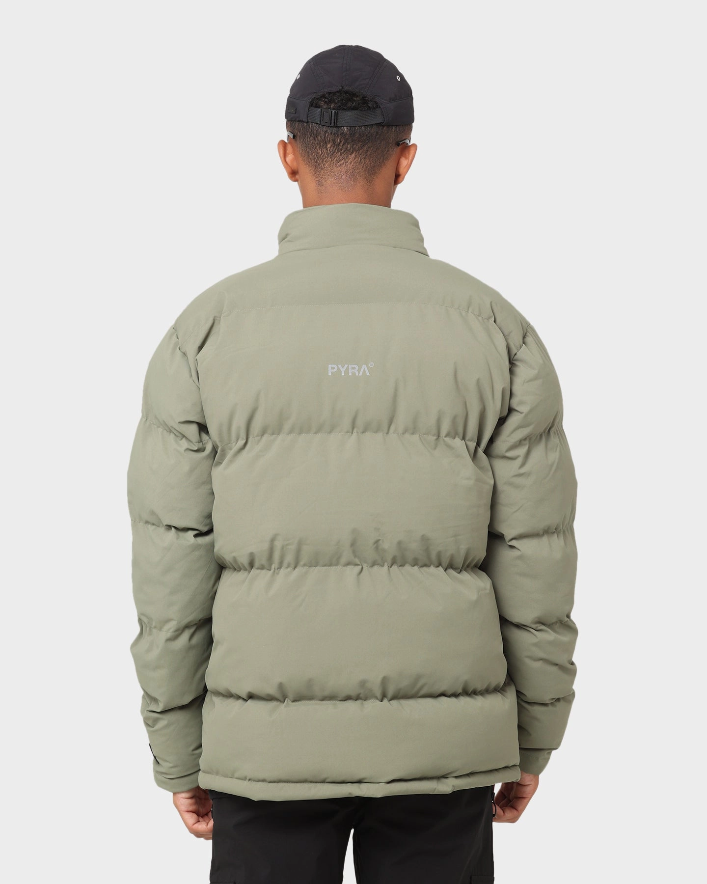 suitable for school uniforms PYRA Padded Puffa Jacket Olive Green