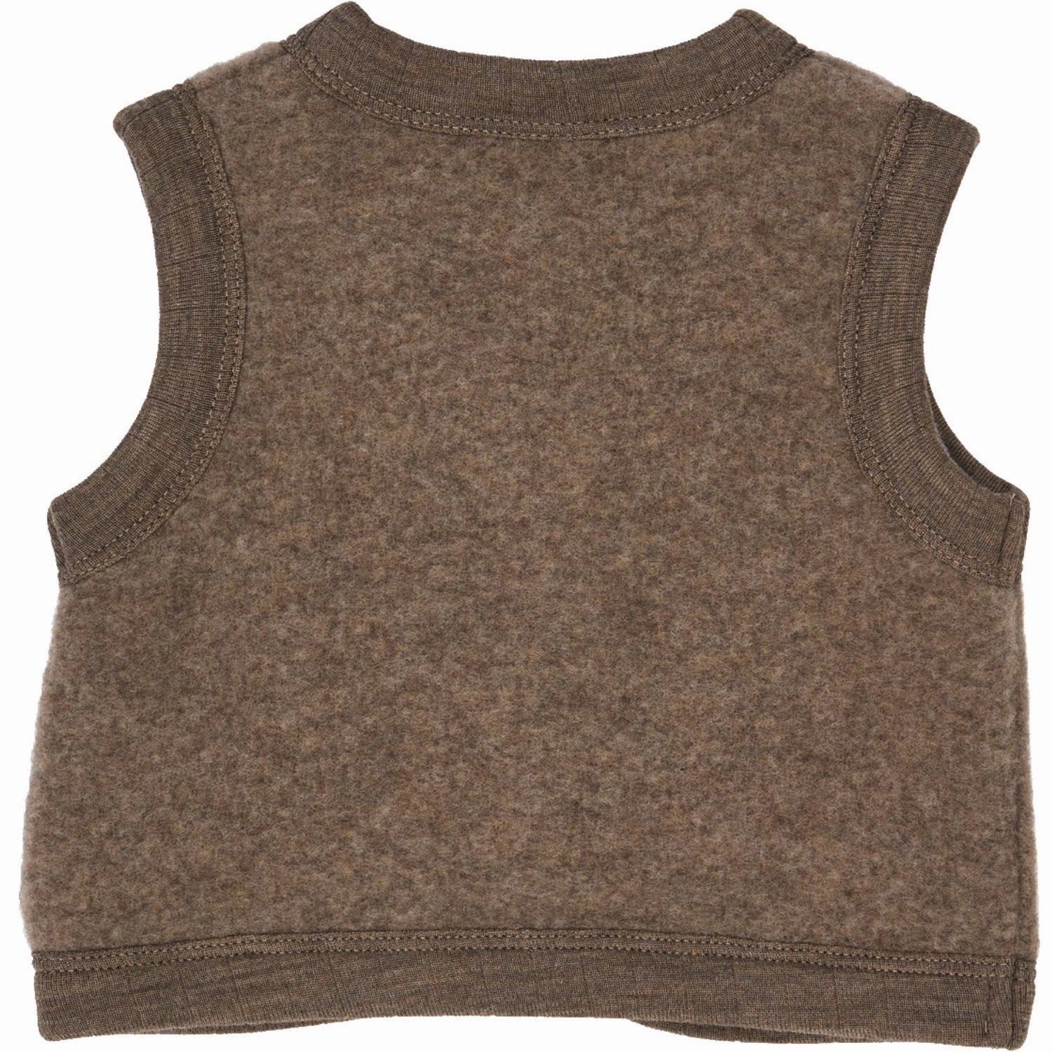 Athletic Tailored Fit Snow Day M??sli Walnut Melange Woolly Fleece Vest