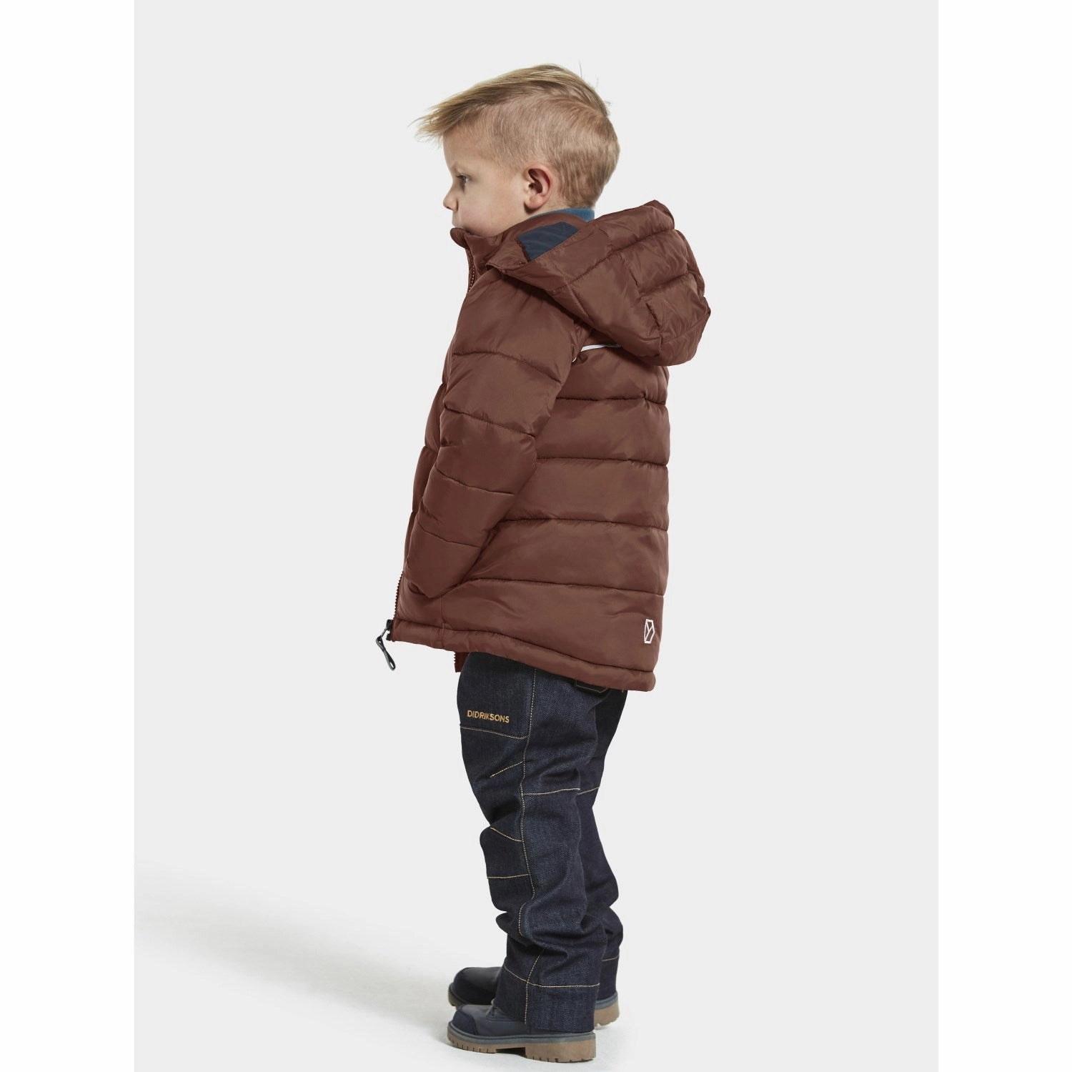 Modern Functional Design Didriksons Earth Brown Rodi Kids Jacket