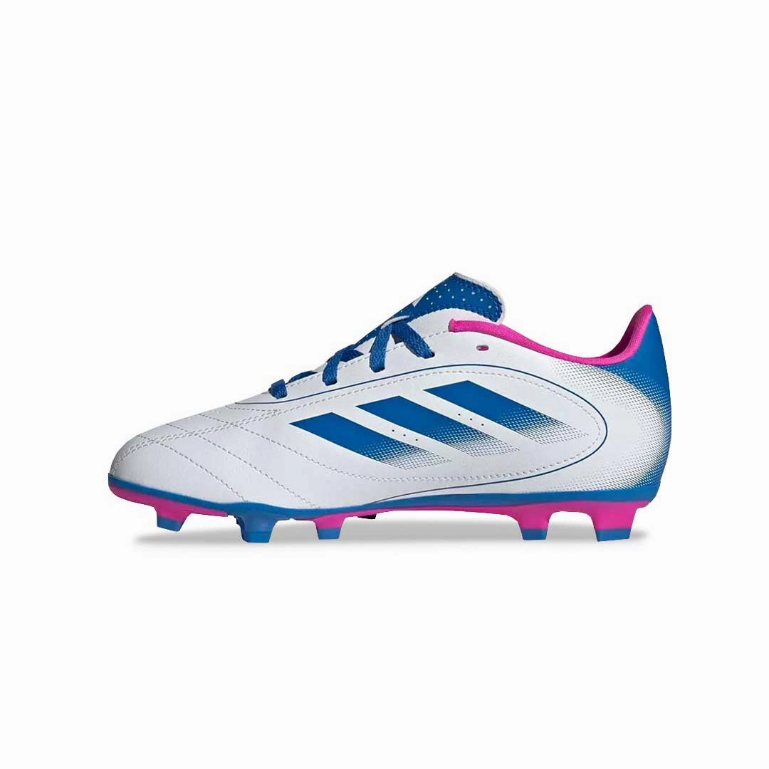 adidas - Kids' (Preschool) Goletto IX Firm/Multi Ground Soccer Cleats (JI4685) Gusseted Tongue Carbon Fiber Infusion