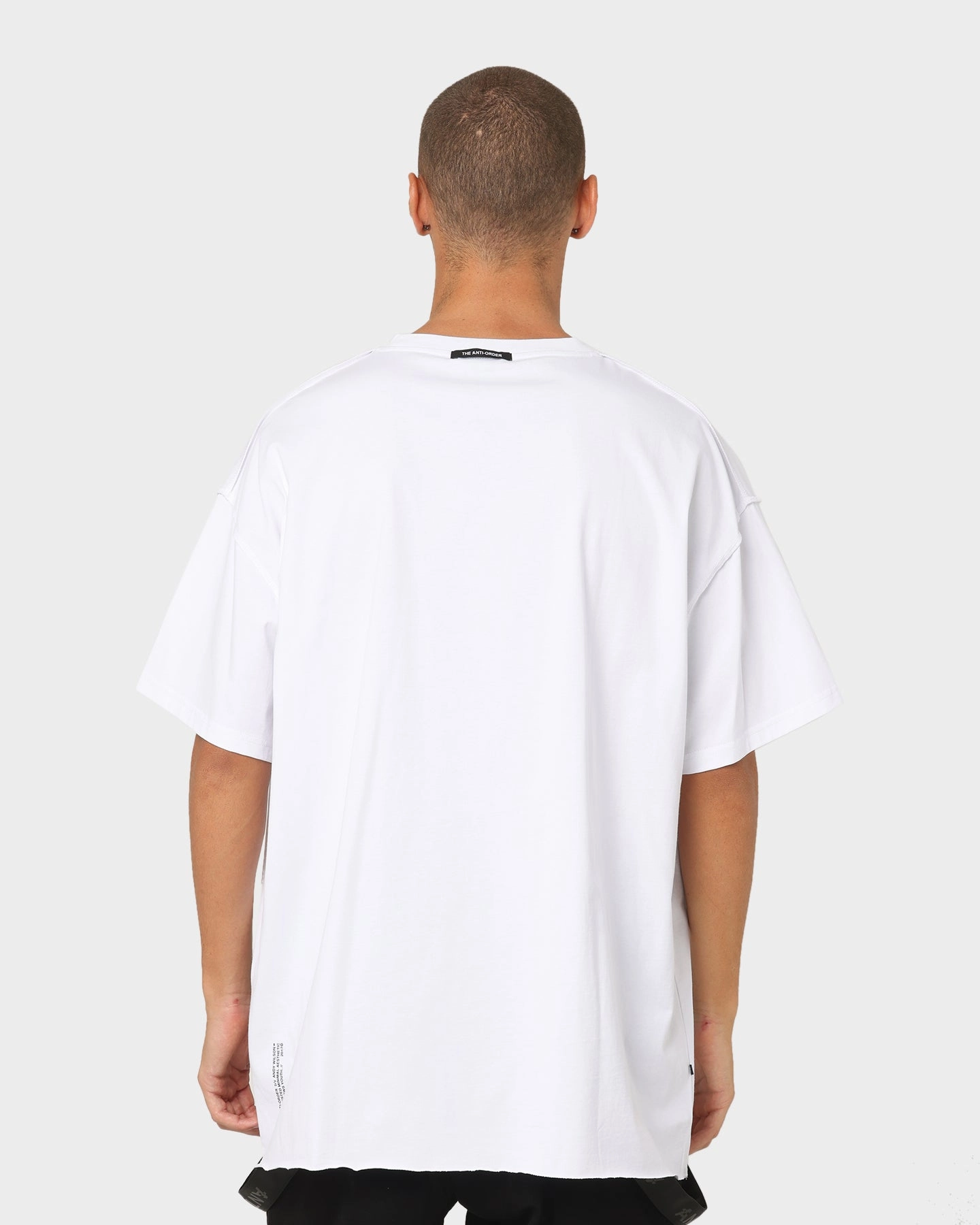 The Anti Order Non-Tactical Oversized T-Shirt White Solid color purity Outdoor Style Trend