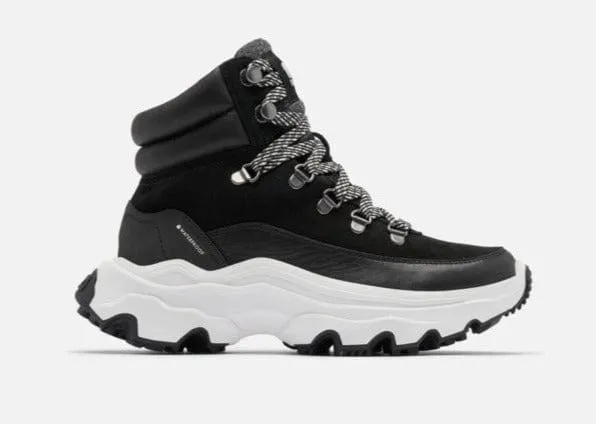 Sorel Women's Kinetic Breakthu Conquest Waterproof Boots- Black/ White