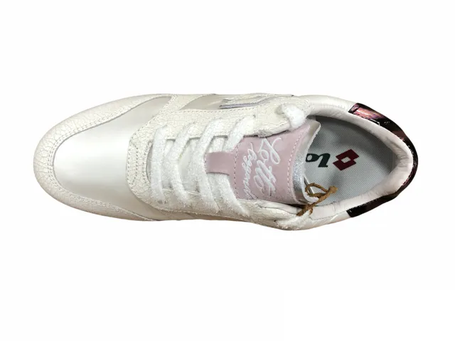Lotto Leggenda sneakers da donna Wedge Crack W 217130 8NE bianco-argento Responsive Energy Return jogging accessory
