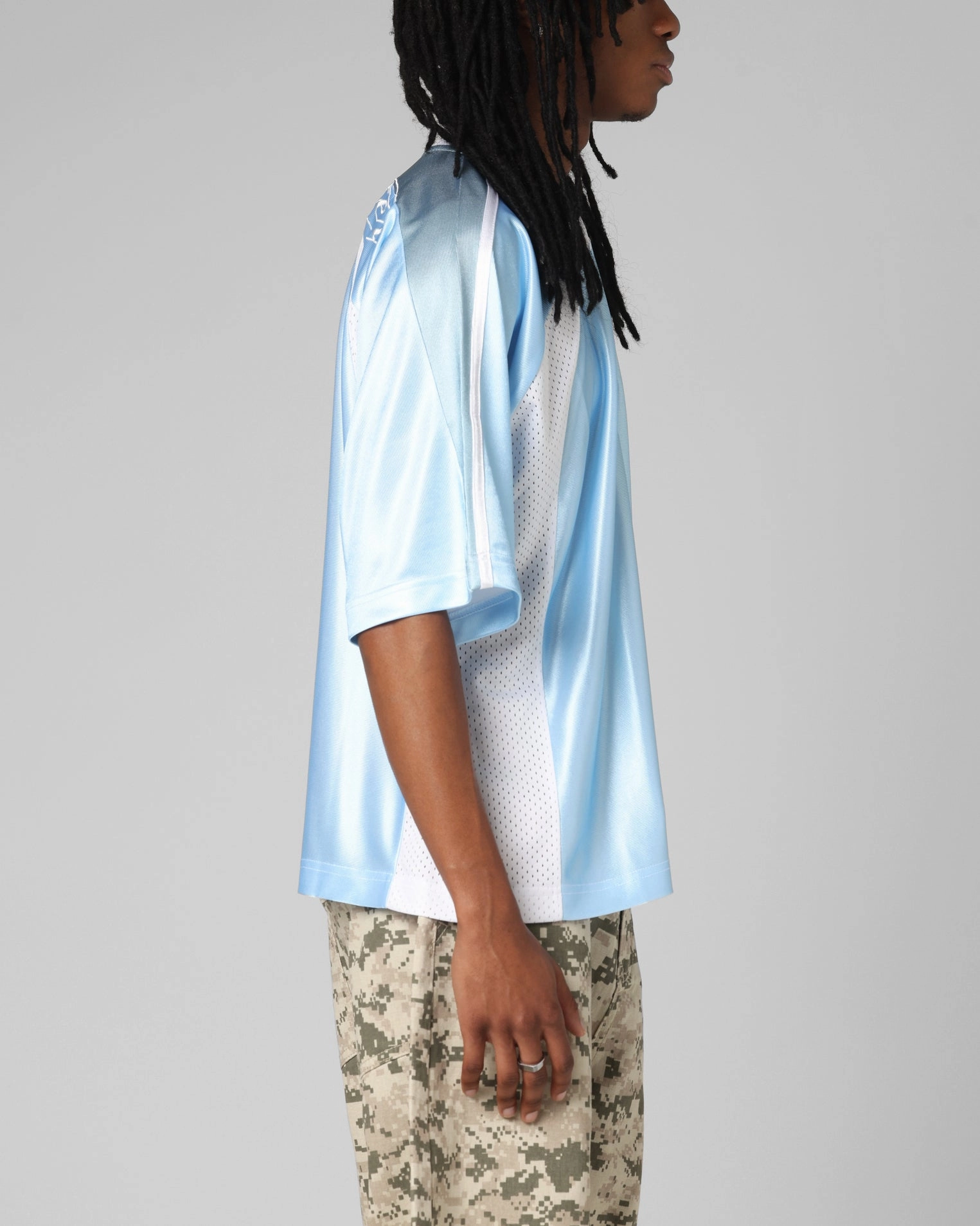 Tight Knit Sustainable Dye Process Loiter Purity Jersey Blue