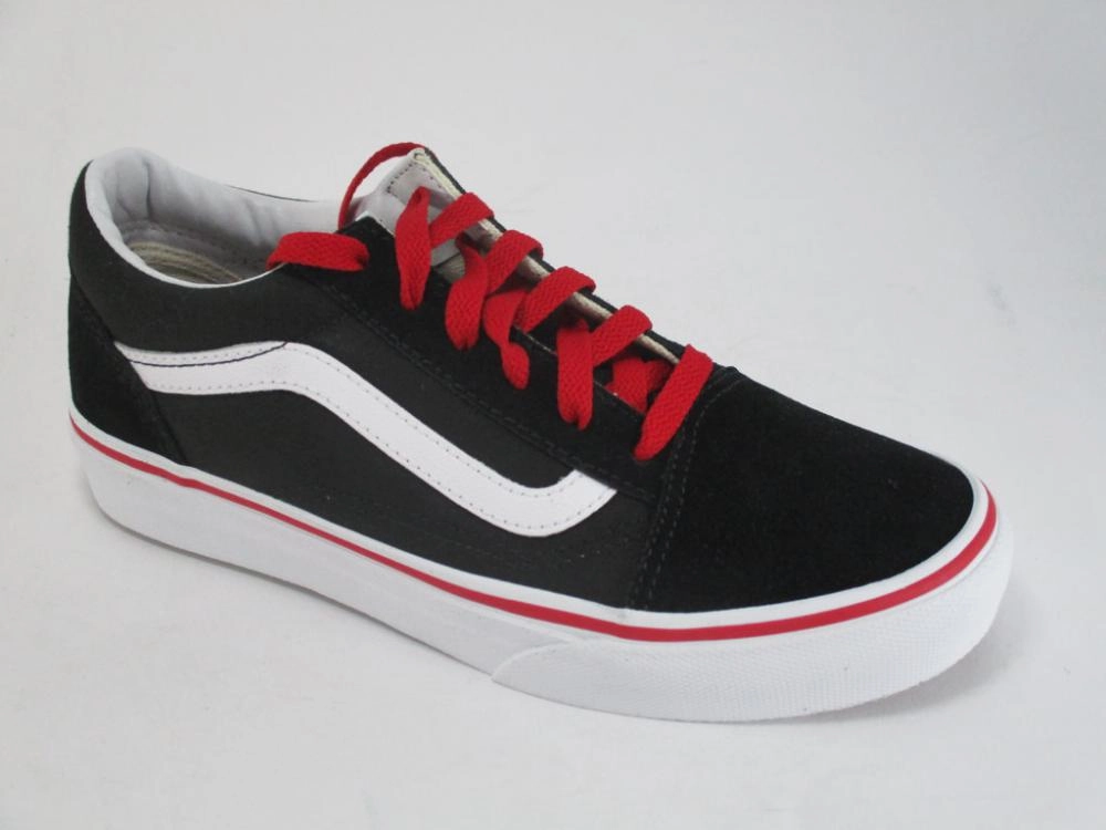 running in cold weather shoes long - distance run Vans scarpa sneakers da ragazzo Old Skool VN0A38HBORC nero-bianco-rosso