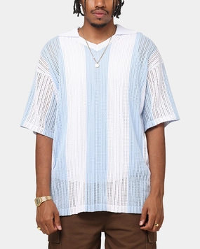 XXIII Knit Jersey Blue/White Stretchable Fabric Active Design