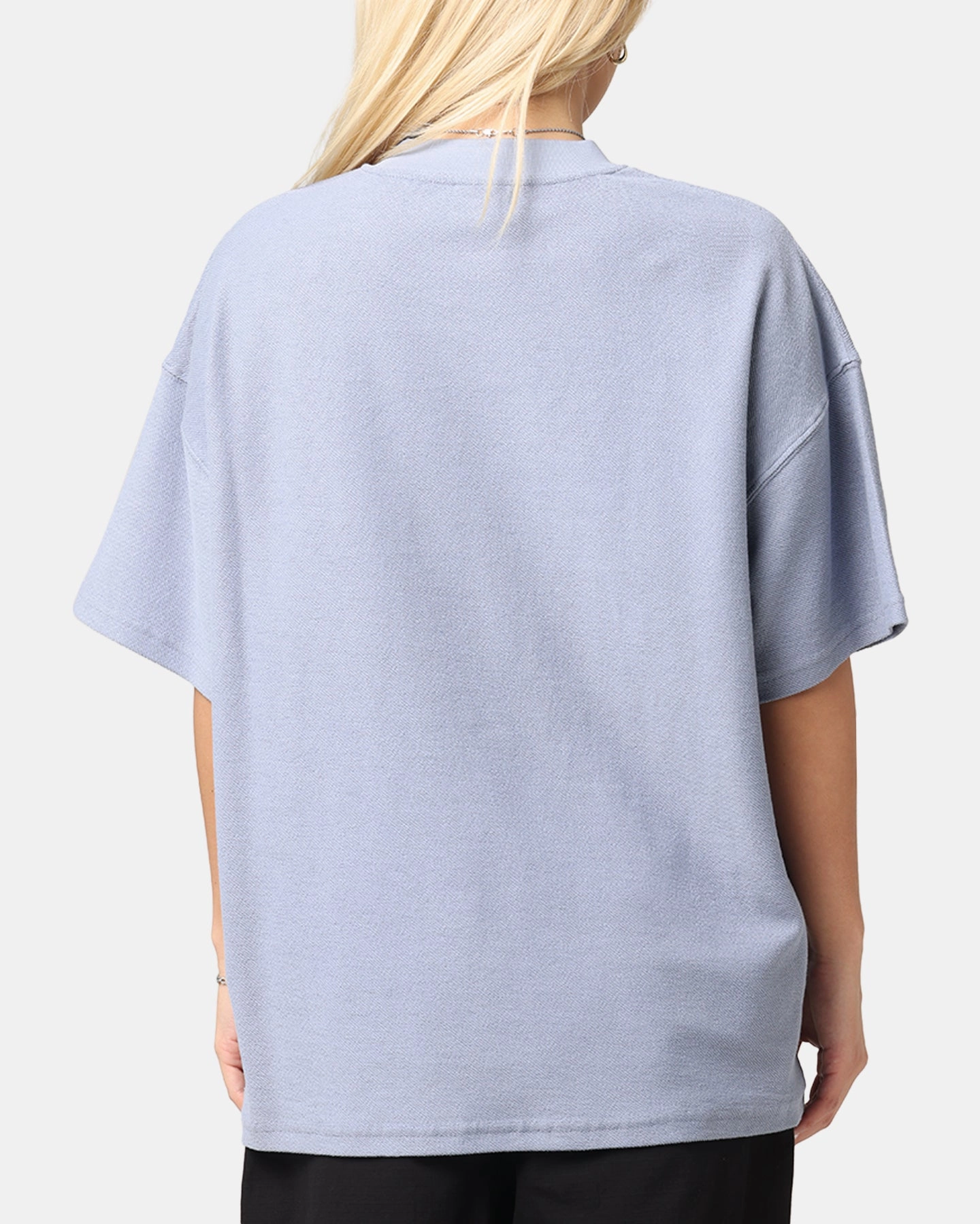Carre Terry Oversized T-Shirt Blue Casual Wearable