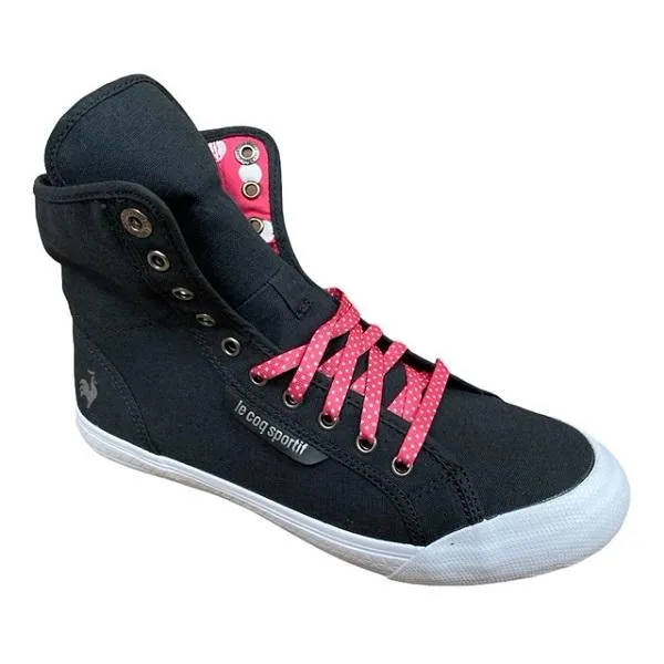 Le Coq Sportif scarpa sneakers da donna Deuville Plus 1311261 nero fucsia TPE Stabilizer