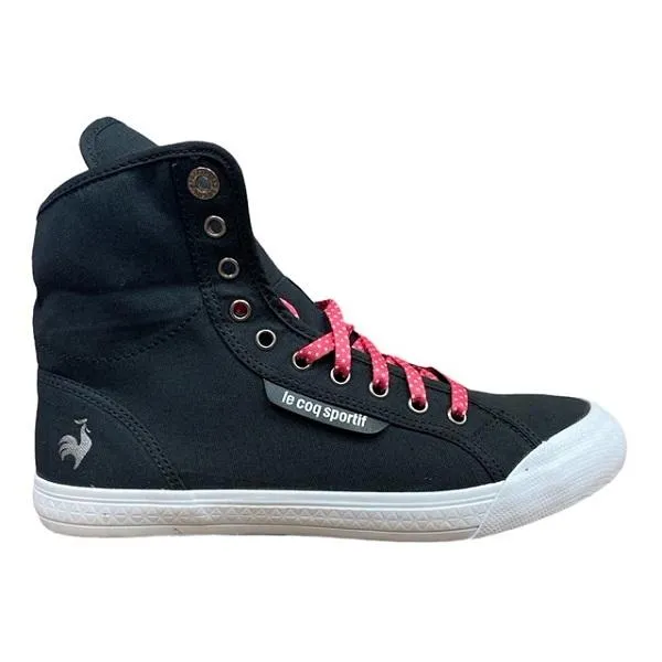 Le Coq Sportif scarpa sneakers da donna Deuville Plus 1311261 nero fucsia Dynamic Impact Zones