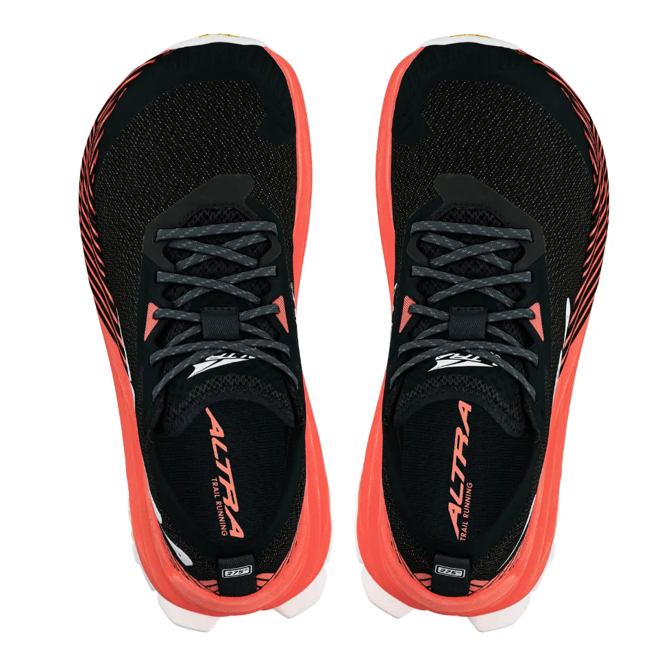 Altra Women's Olympus 275 Trail Running Shoes in Coral/Black AW25 Arch support