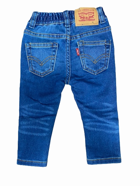 Sport Performance Bonded Seam Technology Levi's Pantalone in Jeans da infant Skinny Knit Pull On 6EA228-M4Z blu medio