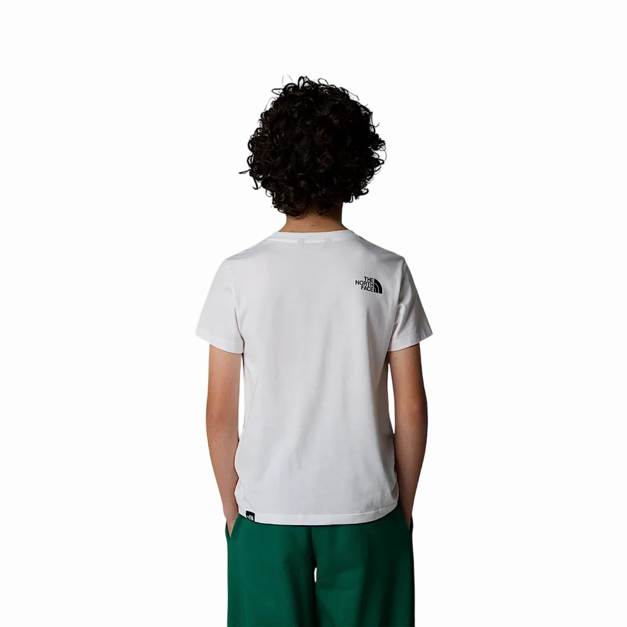 The North Face maglietta manica corta Junior Simple Dome NF0A8DRPFN4 bianca Modern Smart informal gathering