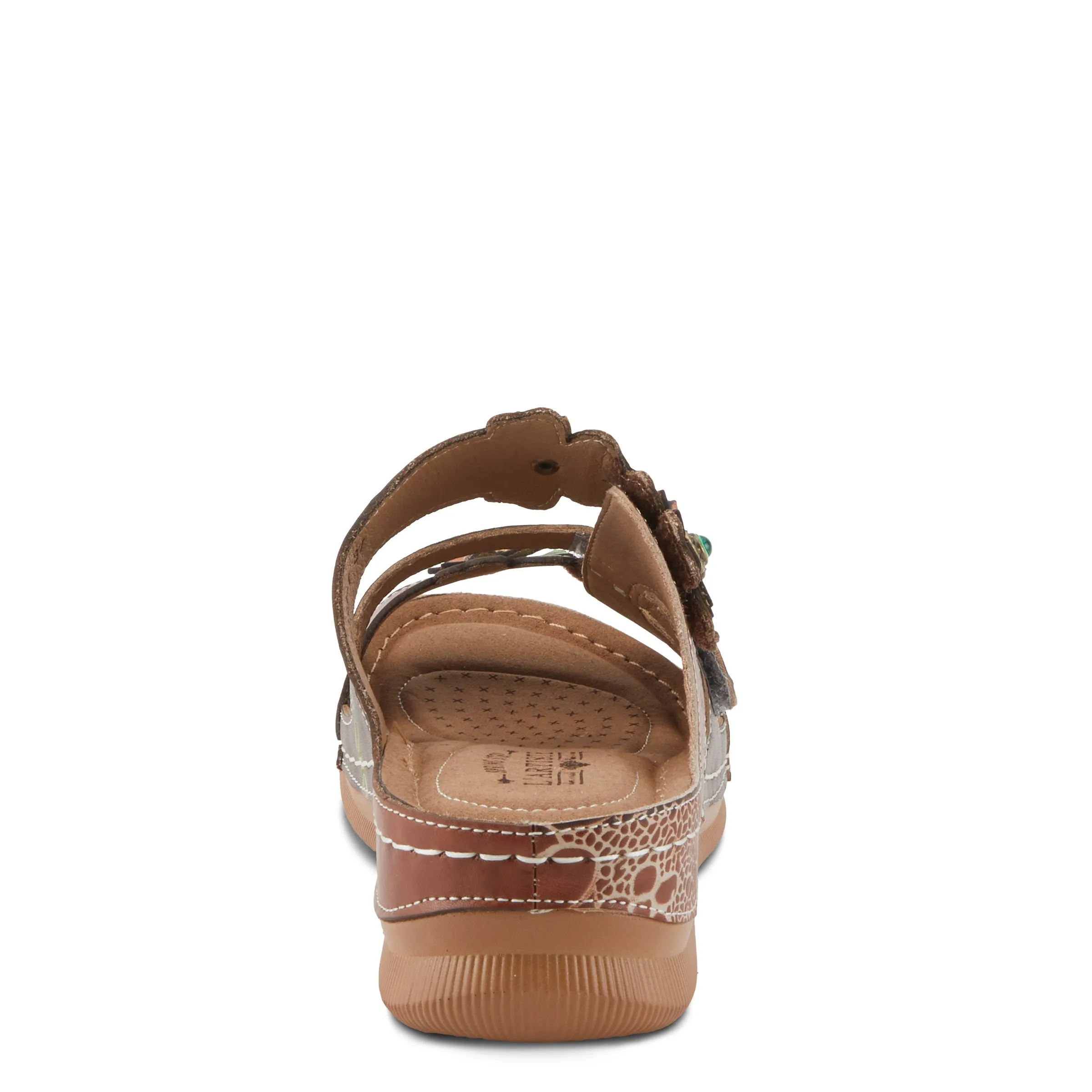 Spring Step Shoes L'Artiste Brash Sandals Women's Hand Painted Leather