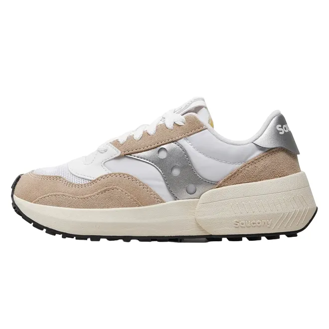 Energy Return Foam Technology Saucony Originals scarpa sneakers da donna Jazz NXT S60790-11 bianco-argento