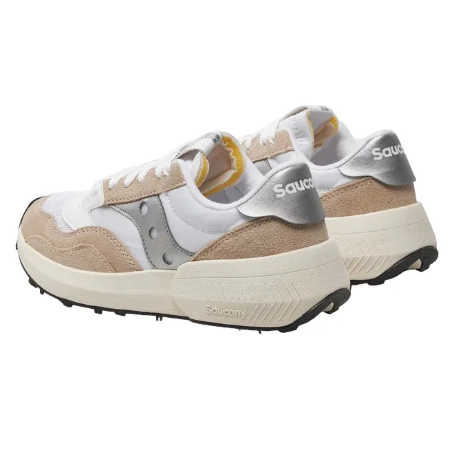 Comfortable fit dirt path Saucony Originals scarpa sneakers da donna Jazz NXT S60790-11 bianco-argento