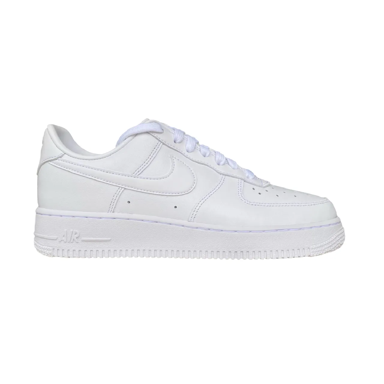 Nike scarpa sneakers da adulto Air Force 1 '07 Fresh DM0211 100 bianco spandex shoes Lace   Up Design