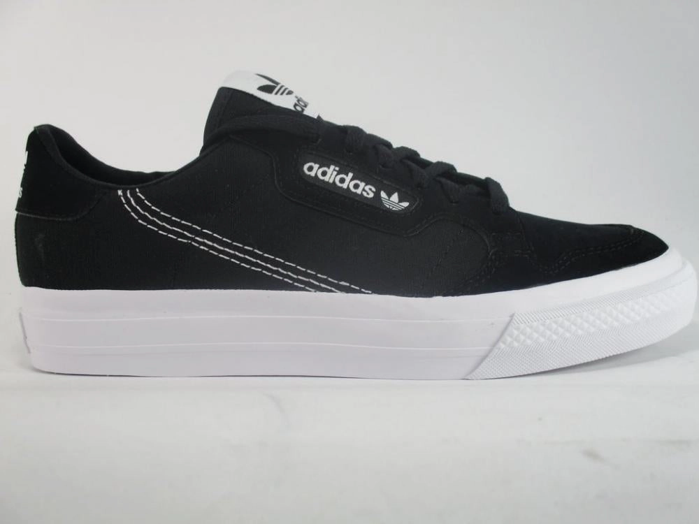 Tight Weave Fabric Achilles Protector Adidas Originals sneakers unisex junior Continental Vulc J EF9451 black
