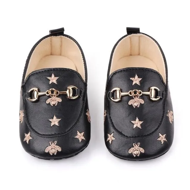 Starry Baby Girl Infant Cute Pattern Shoes with Soft Bottom 1pair