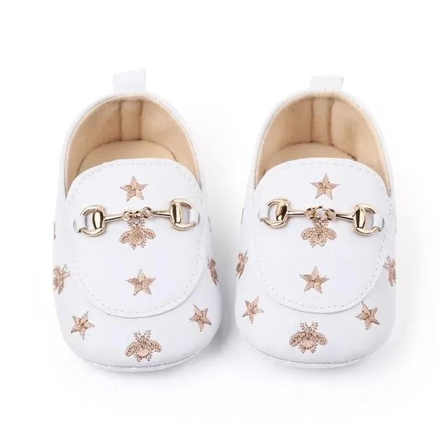 Starry Baby Girl Infant Cute Pattern Shoes with Soft Bottom 1pair