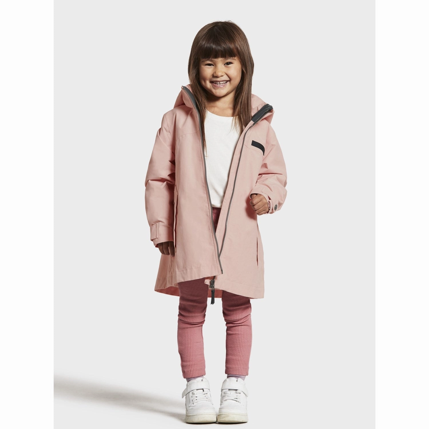 Didriksons Pink Shadow Tess Kids Jacket Eco Certified Textile
