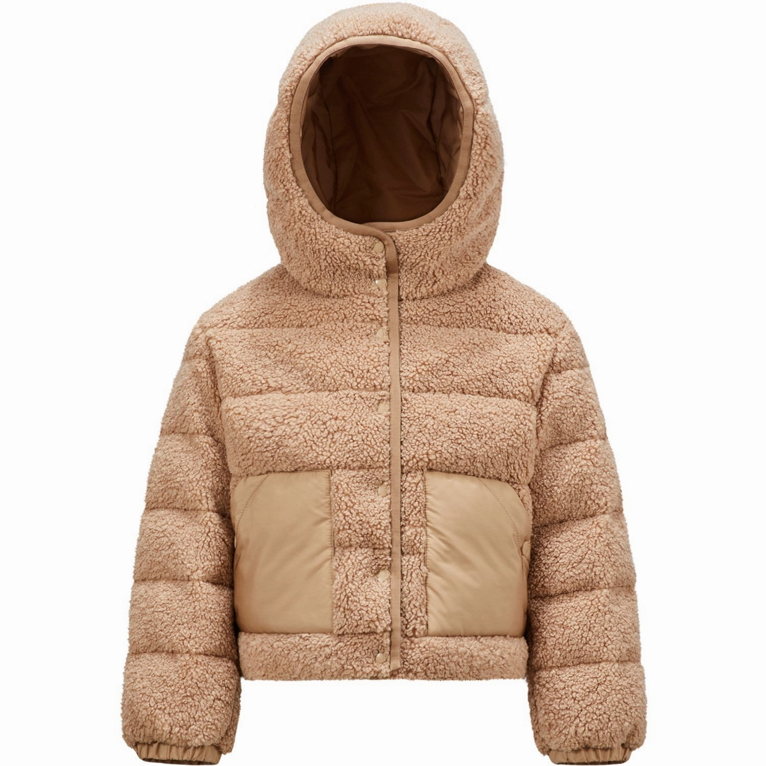 Nylon Cover Moncler Beige Audrieu Jacket