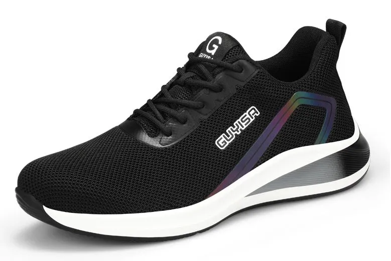 Steel Toe Sports Safety Shoes - Model SS61 - Holographic Light Reflective