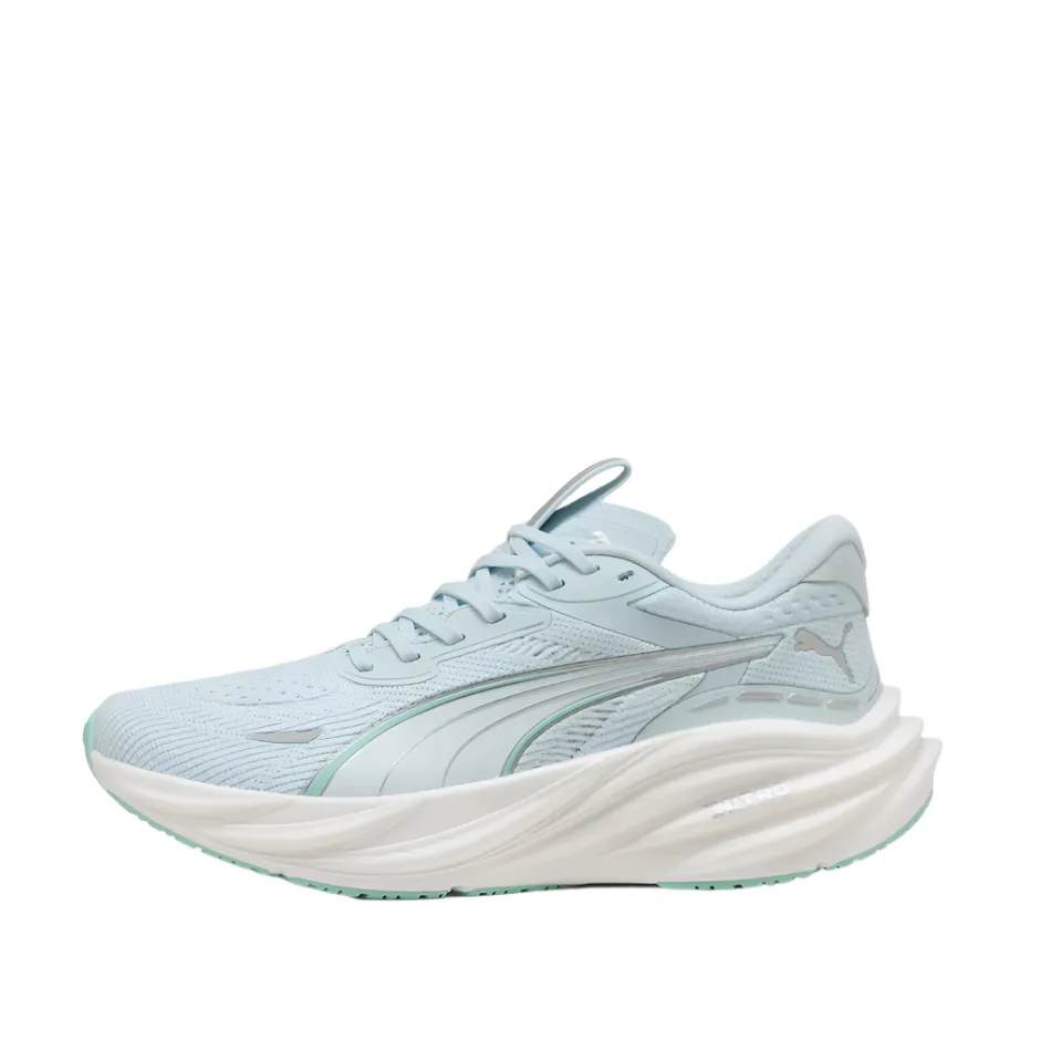 PUMA Women's Magnify NITRO 3 Running Shoes in Sea Glass/Mint Melt AW25 Style Move Full Motion