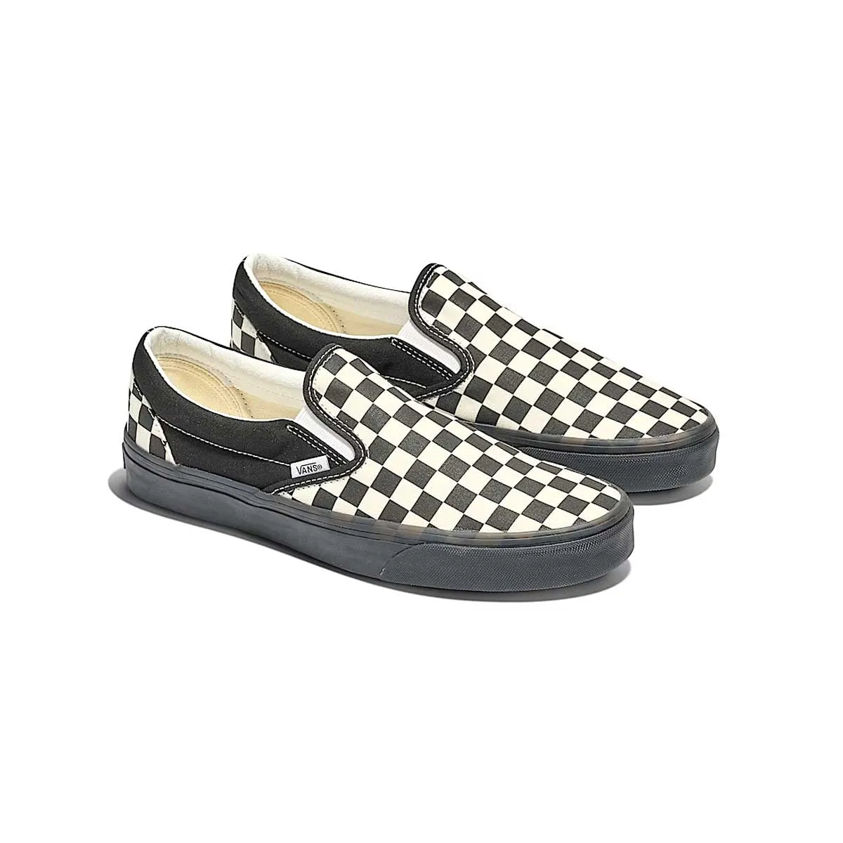 Classic Checkboard Slip-on 'Black White' Wedding Mood
