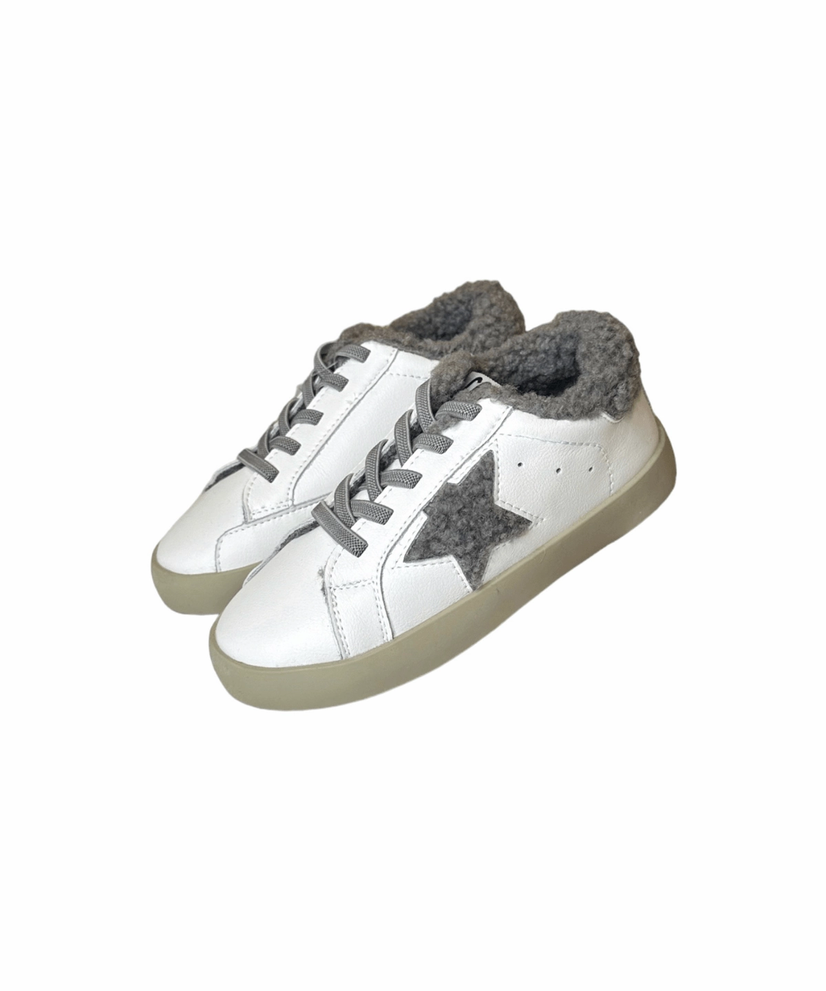 Vibration Dampening Tech All-Purpose Style Sherpa Grey  Star Sneakers