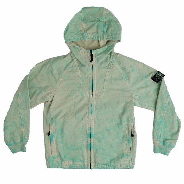 Stone Island Jacket Light Green Silicone Grip Trim
