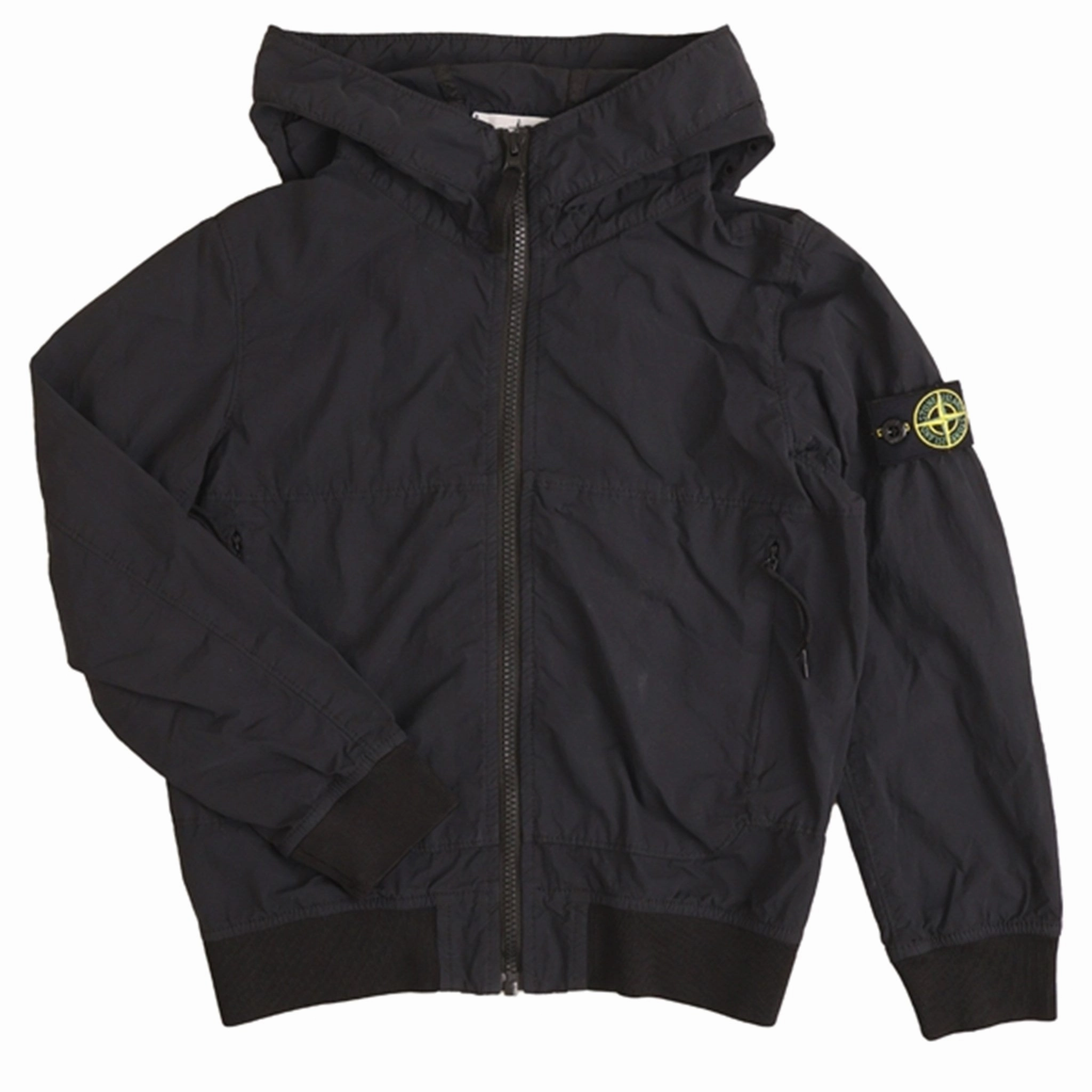 Stone Island Junior Jacket Black VentilatedPanels