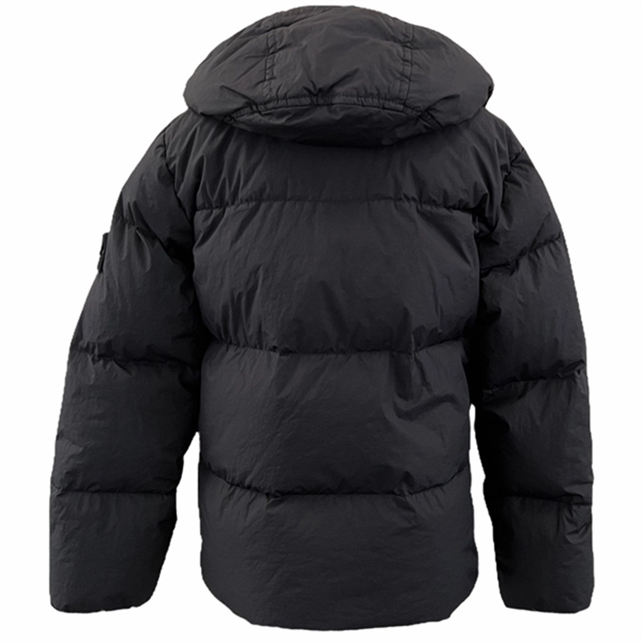 Neutral Look Stone Island Real Down Jacket Charcoal