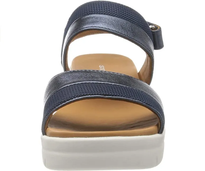 Mesh Stonefly sandalo casual da donna Aqua III 11 in pelle laminata 213783 100 limo blu