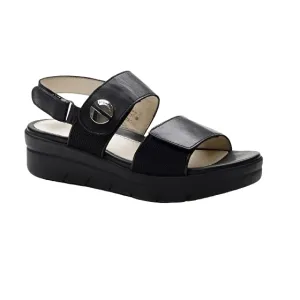 Stonefly sandalo casual da donna Aqua III Nappa pelle e tessuto 216158 000 nero Lightweight Footwear