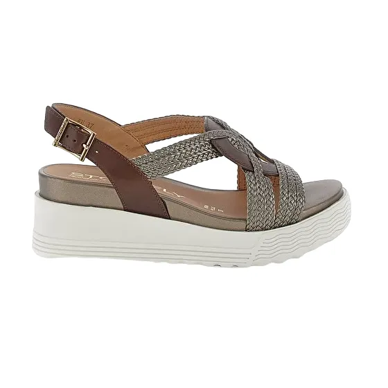 Style Pair Stonefly sandalo casual da donna Parky 24 220895 CGZ marrone-castagno