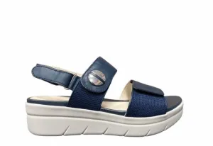 Beach Fun Sport Ease Stonefly sandalo da donna con velcro Aqua III 12 Nappa 216158 144 ocean blue