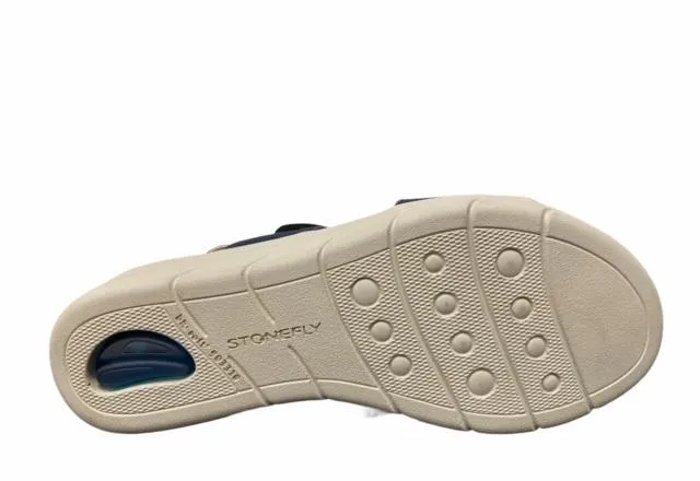 Stonefly sandalo da donna con velcro Aqua III 12 Nappa 216158 144 ocean blue Cool Sandals