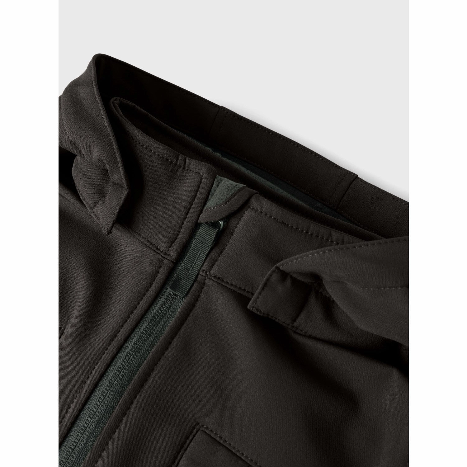 Name It Black Alfa08 Softshell Jacket Sport Noos Short Length